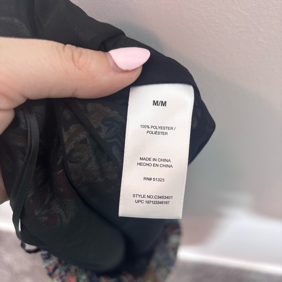 Vince Camuto Paisley Floral Midi Skirt Women's Medium Boho Western Lined Flowy - Picture 8 of 10